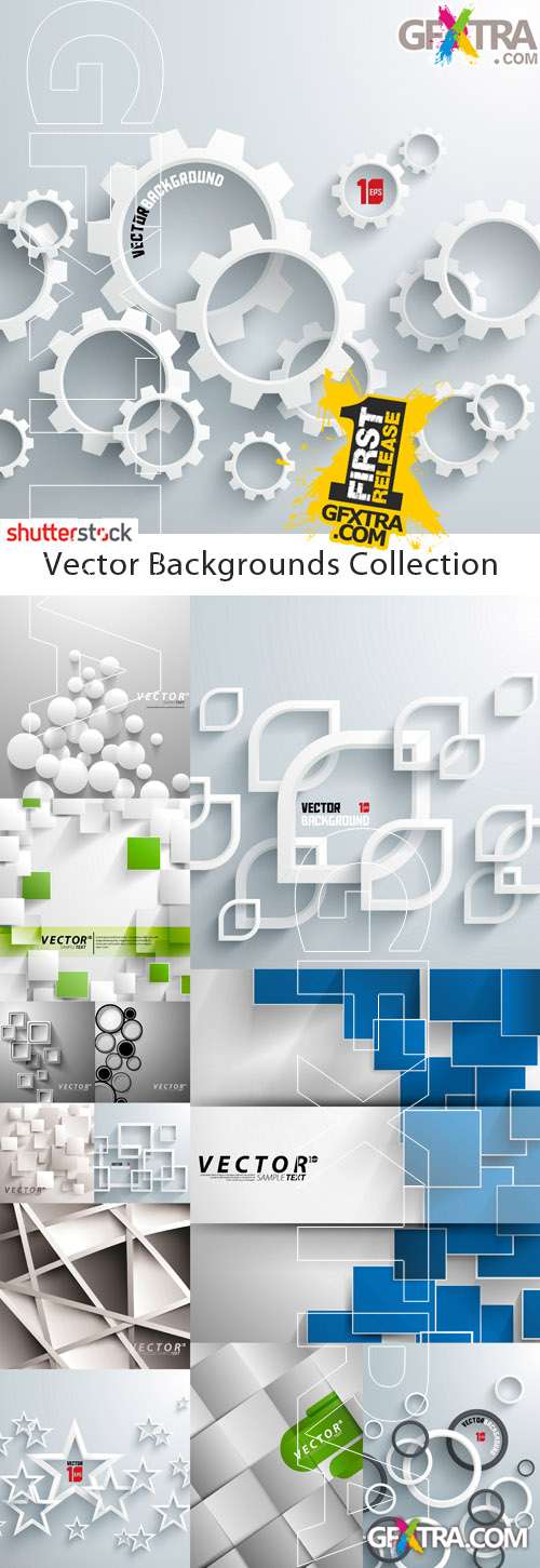 Vector Backgrounds Collection - 25 EPS Vector Stock