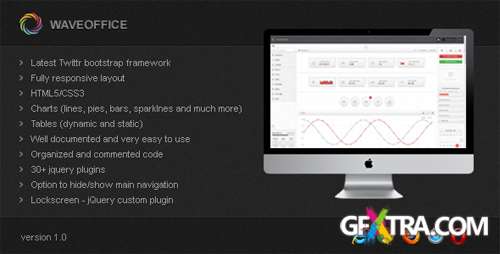 ThemeForest - Waveoffice - Responsive Admin Template - RIP