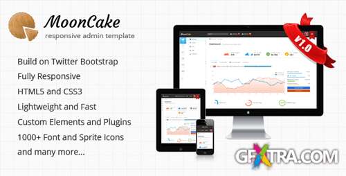 ThemeForest - MoonCake - Responsive Admin Template - RIP