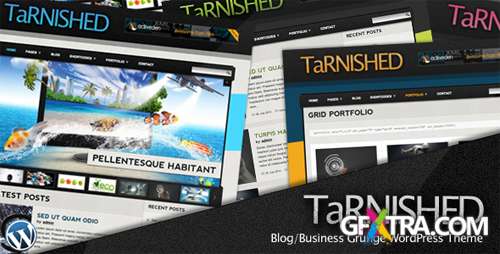 ThemeForest - Tarnished v1.0.5: Blog/Business Grunge WordPress Theme