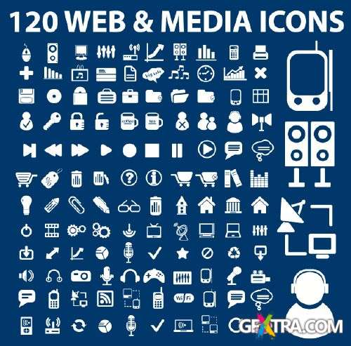 Mega Icons Collection - over 5000 icon - Shutterstock 50xEPS