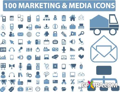 Mega Icons Collection - over 5000 icon - Shutterstock 50xEPS