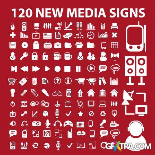 Mega Icons Collection - over 5000 icon - Shutterstock 50xEPS