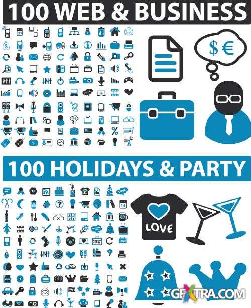 Mega Icons Collection - over 5000 icon - Shutterstock 50xEPS