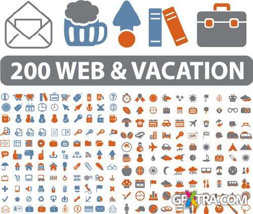 Mega Icons Collection - over 5000 icon - Shutterstock 50xEPS