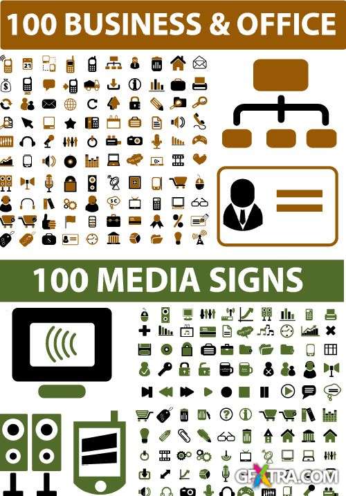 Mega Icons Collection - over 5000 icon - Shutterstock 50xEPS