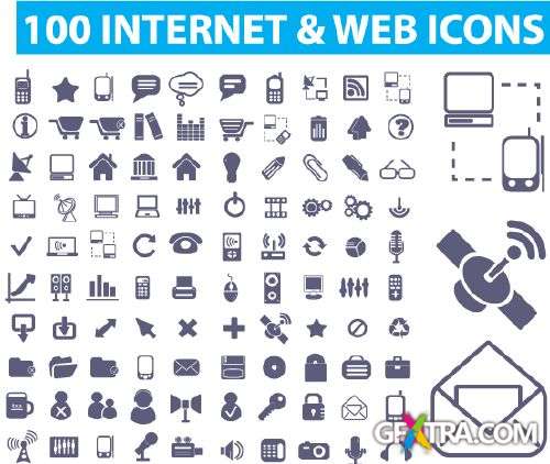 Mega Icons Collection - over 5000 icon - Shutterstock 50xEPS