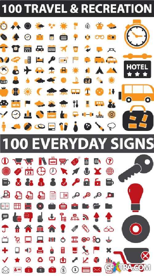 Mega Icons Collection - over 5000 icon - Shutterstock 50xEPS