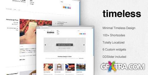 ThemeForest - timeless - Minimal Typographic WordPress Theme (Reupload)