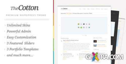 ThemeForest - The Cotton v1.1.4 - Powerful Minimalistic WordPress Theme