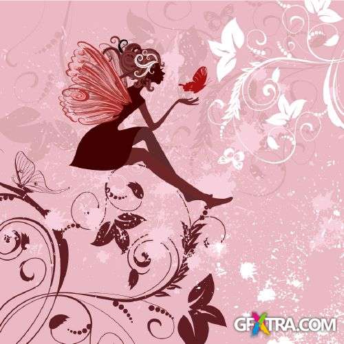 Flower Fairy - Shutterstock 56xEPS