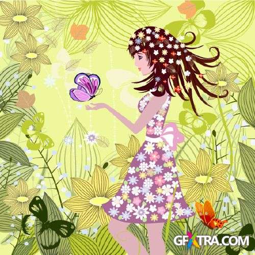 Flower Fairy - Shutterstock 56xEPS