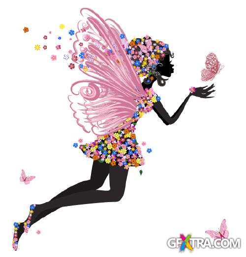 Flower Fairy - Shutterstock 56xEPS