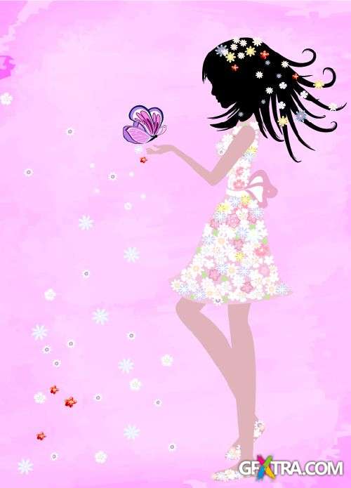 Flower Fairy - Shutterstock 56xEPS