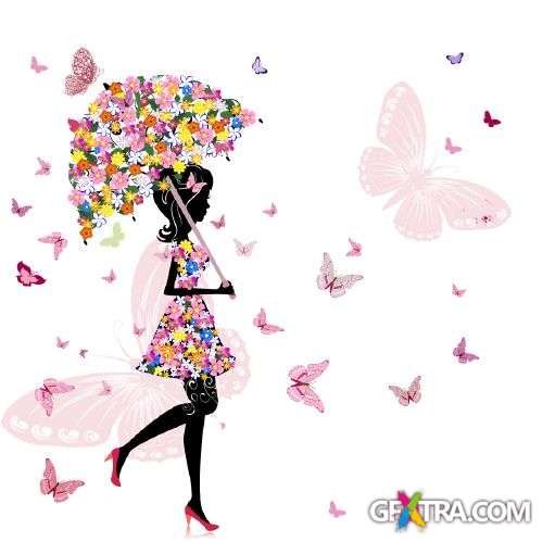 Flower Fairy - Shutterstock 56xEPS