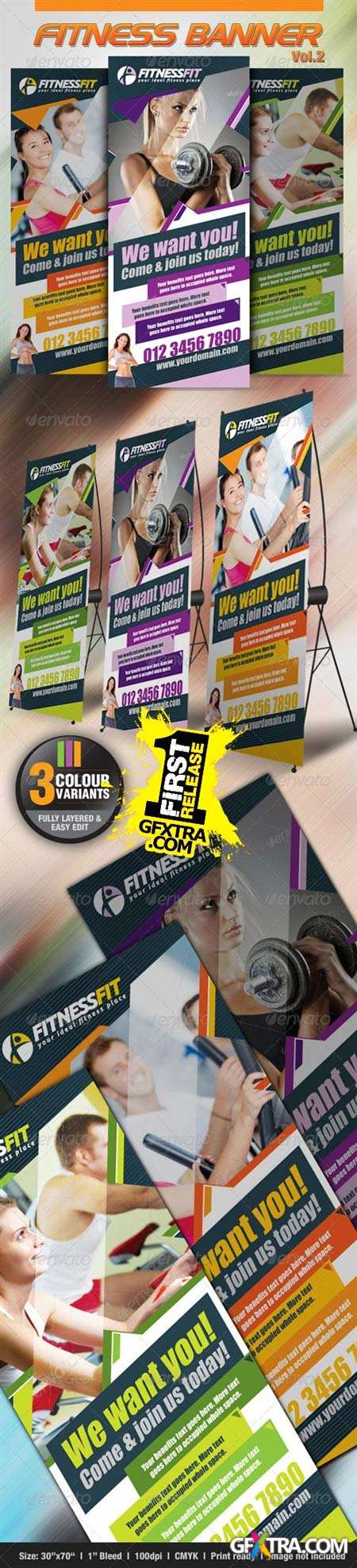 GraphicRiver: Fitness Banner Vol.2