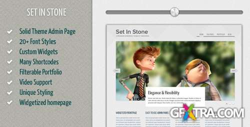 ThemeForest - Set in Stone - Detailed & Modern Wordpress Theme