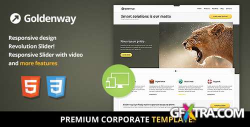 ThemeForest - Goldenway - Premium Responsive HTML5 Template