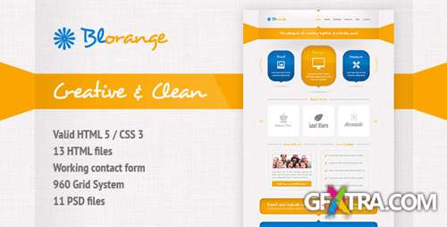 ThemeForest - Blorange Multipurpose Creative Site Template