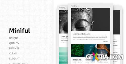 ThemeForest - Miniful- A Minimal Email Suite