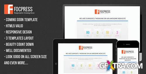 ThemeForest - Focpress Responsive Coming Soon