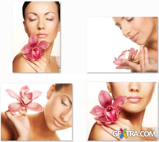 Beautiful Women's Faces - 25 HQ JPEG Stock Photo