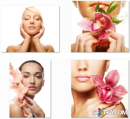 Beautiful Women's Faces - 25 HQ JPEG Stock Photo