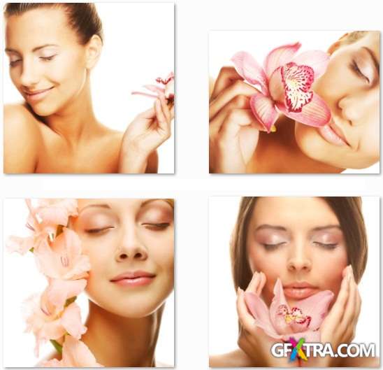 Beautiful Women's Faces - 25 HQ JPEG Stock Photo