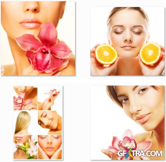 Beautiful Women's Faces - 25 HQ JPEG Stock Photo