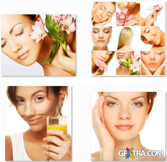 Beautiful Women's Faces - 25 HQ JPEG Stock Photo