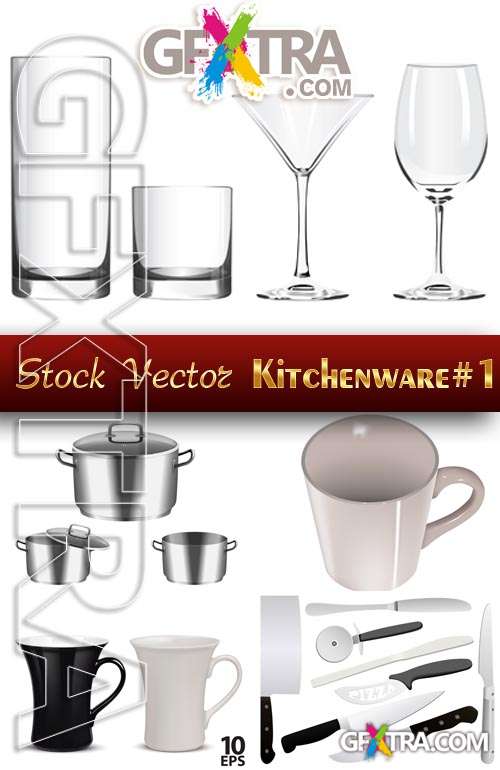 Kitchenware #1 - Stock Vector