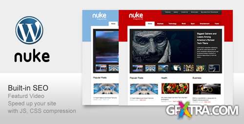 ThemeForest - Nuke v1.1 - SEO support For Magazine Blog News