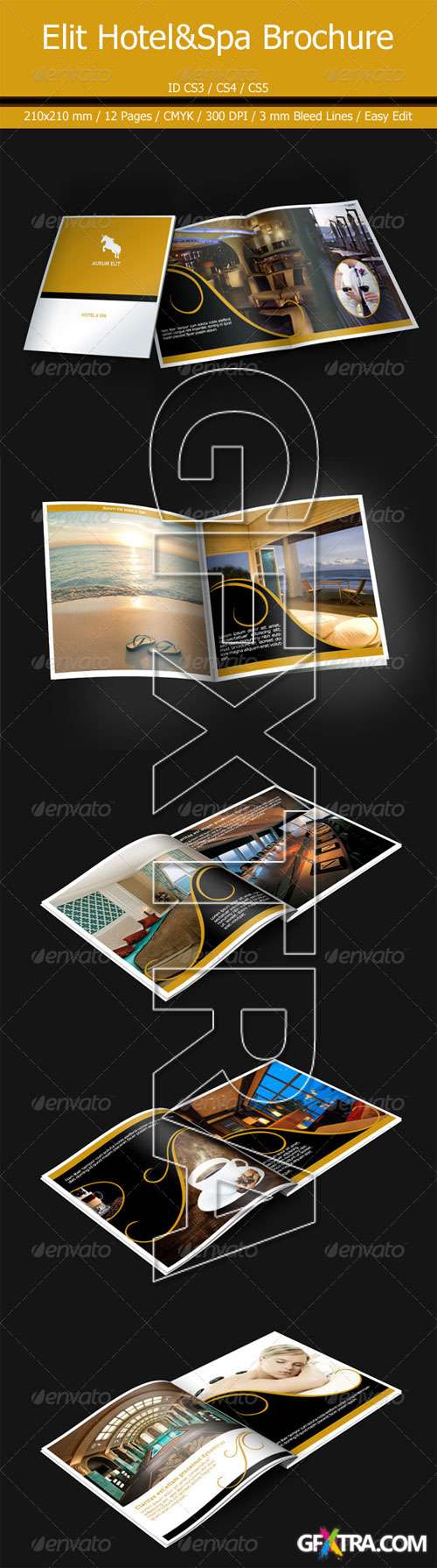 GraphicRiver: Aurum Elit Hotel & Spa Brochure