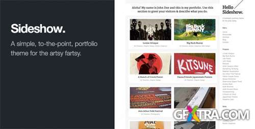 ThemeForest - Sideshow v1.1 - Funktastic Portfolio WordPress Theme