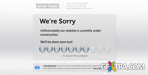 ThemeForest - Under Construction (With BALLSY progress bar!)