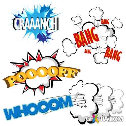 Cartoon Explosions - Shutterstock 50xEPS