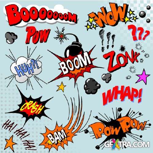 Cartoon Explosions - Shutterstock 50xEPS