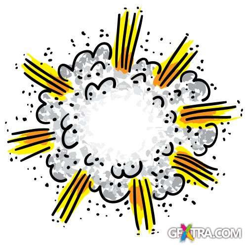 Cartoon Explosions - Shutterstock 50xEPS