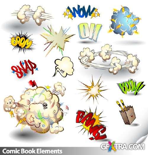 Cartoon Explosions - Shutterstock 50xEPS