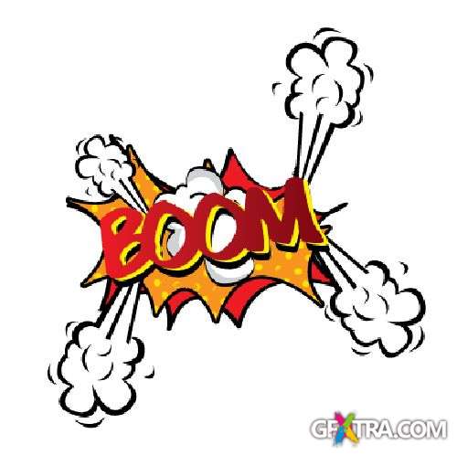 Cartoon Explosions - Shutterstock 50xEPS