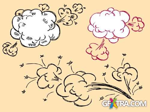 Cartoon Explosions - Shutterstock 50xEPS