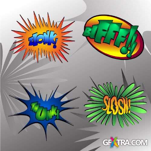 Cartoon Explosions - Shutterstock 50xEPS