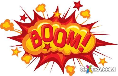 Cartoon Explosions - Shutterstock 50xEPS