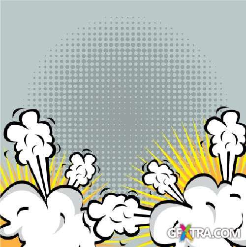 Cartoon Explosions - Shutterstock 50xEPS