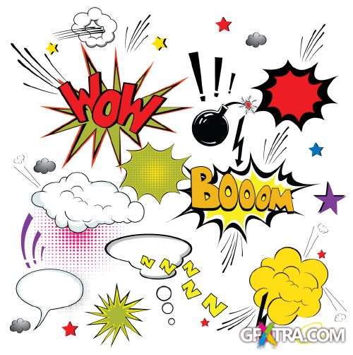 Cartoon Explosions - Shutterstock 50xEPS