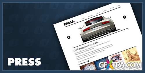 ThemeForest - Press v1.1.8 - Minimal News Theme