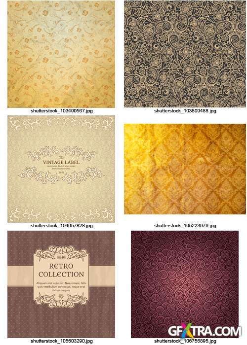 Amazing SS - Vintage & Retro Backgrounds 2, 25xEPS