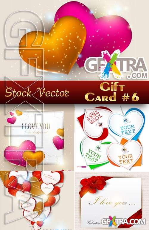 Gift cards #6 - Stock Vector