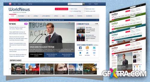 SmartAddons - SJ WorldNews - Template For Joomla 2.5 - Retail