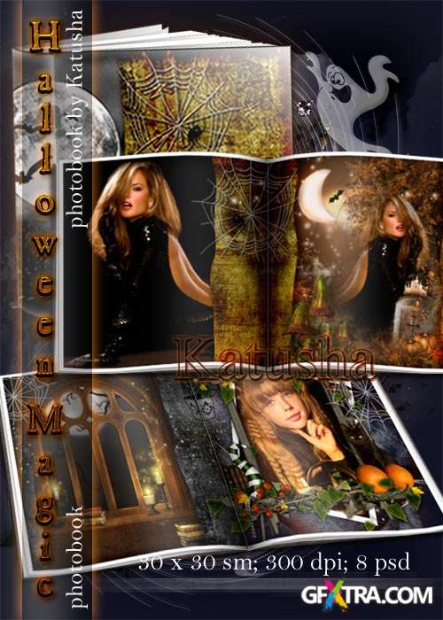 Template photobooks - Happy Halloween